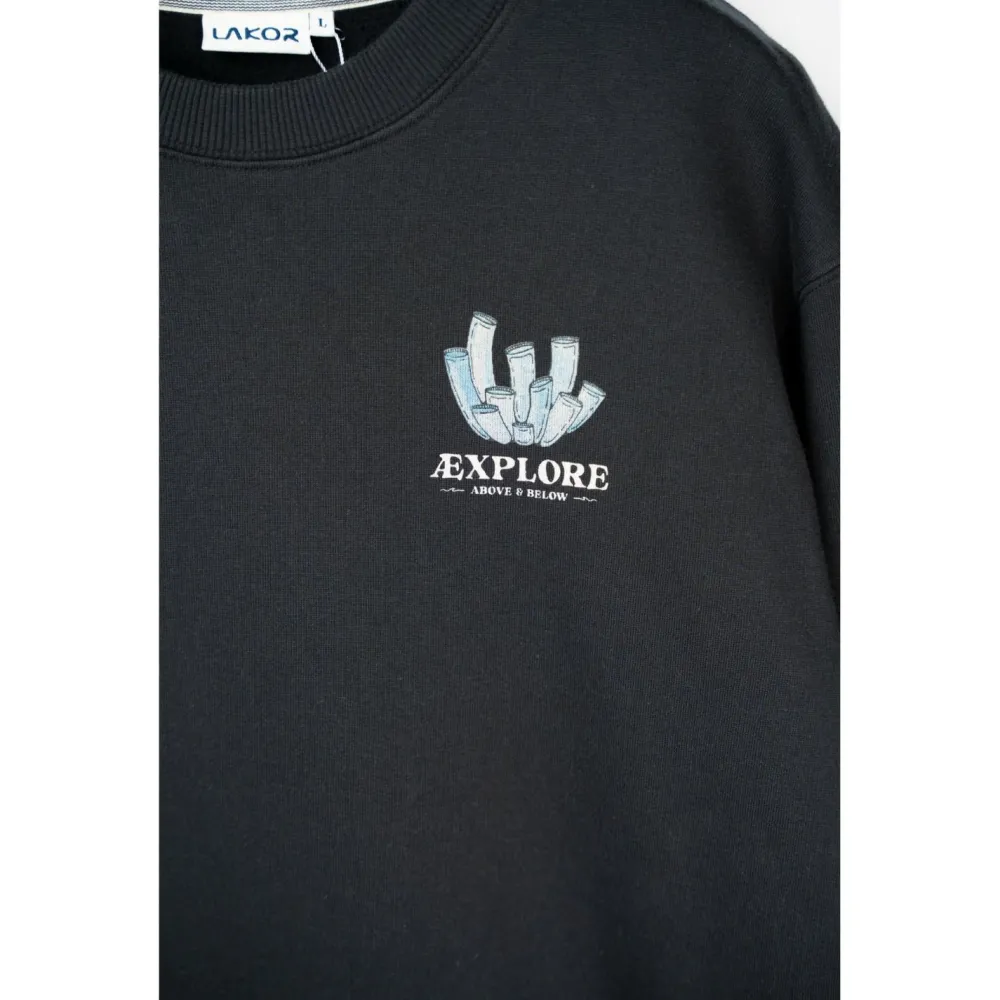 LAKOR - Underwater Garden Crewneck - Pullover Moonless Night Hot