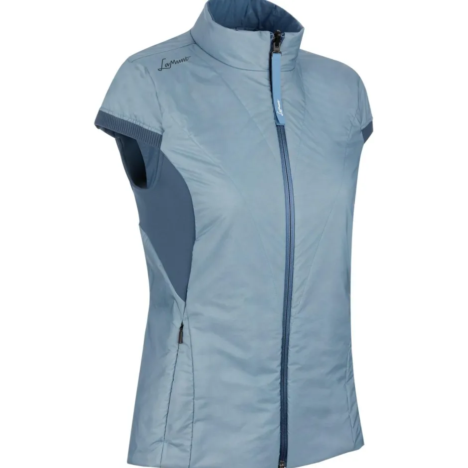 LaMunt Trekkingbekleidung|Westen-- Women's Antonia Cashmere Fill Vest - Merinoweste Sky Blue