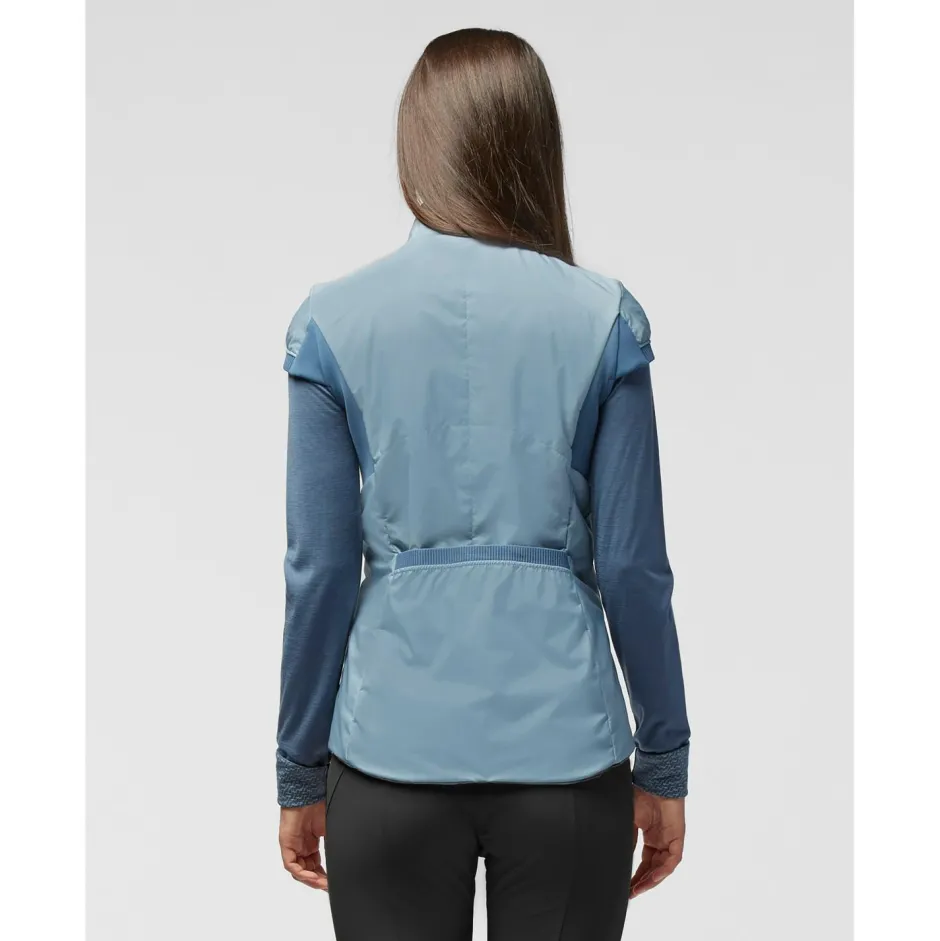LaMunt Trekkingbekleidung|Westen-- Women's Antonia Cashmere Fill Vest - Merinoweste Sky Blue
