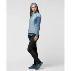 LaMunt Trekkingbekleidung|Westen-- Women's Antonia Cashmere Fill Vest - Merinoweste Sky Blue