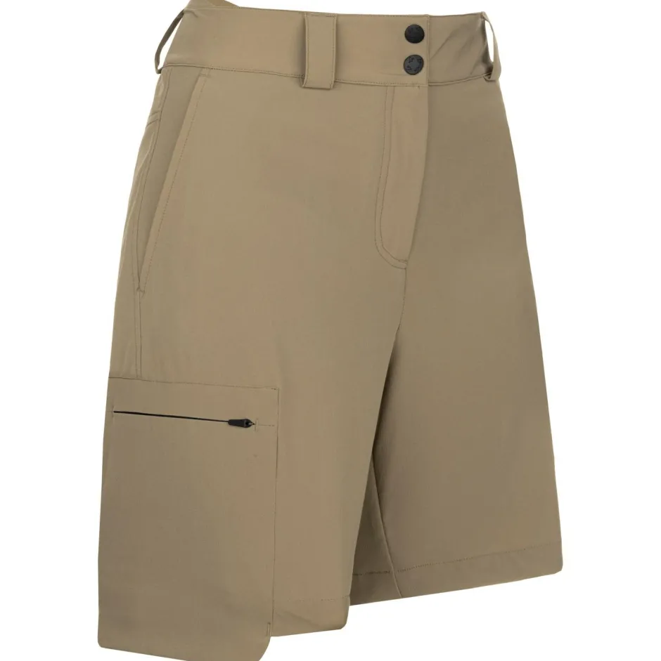 LaMunt Trekkingbekleidung|Hosen-- Women's Serena Mountain Travel Shorts - Shorts Dark Desert Taupe