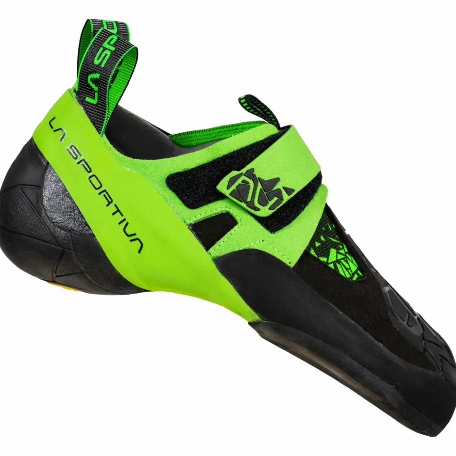 La Sportiva Kletterschuhe|Klettschuhe-- Skwama Vegan - Kletterschuhe Black / Flash Green