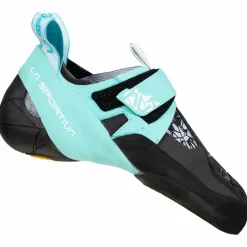 La Sportiva Kletterschuhe|Klettschuhe-- Women's Skwama Vegan - Kletterschuhe Carbon / Turquoise