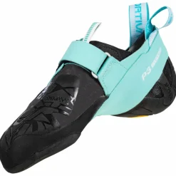 La Sportiva Kletterschuhe|Klettschuhe-- Women's Skwama Vegan - Kletterschuhe Carbon / Turquoise