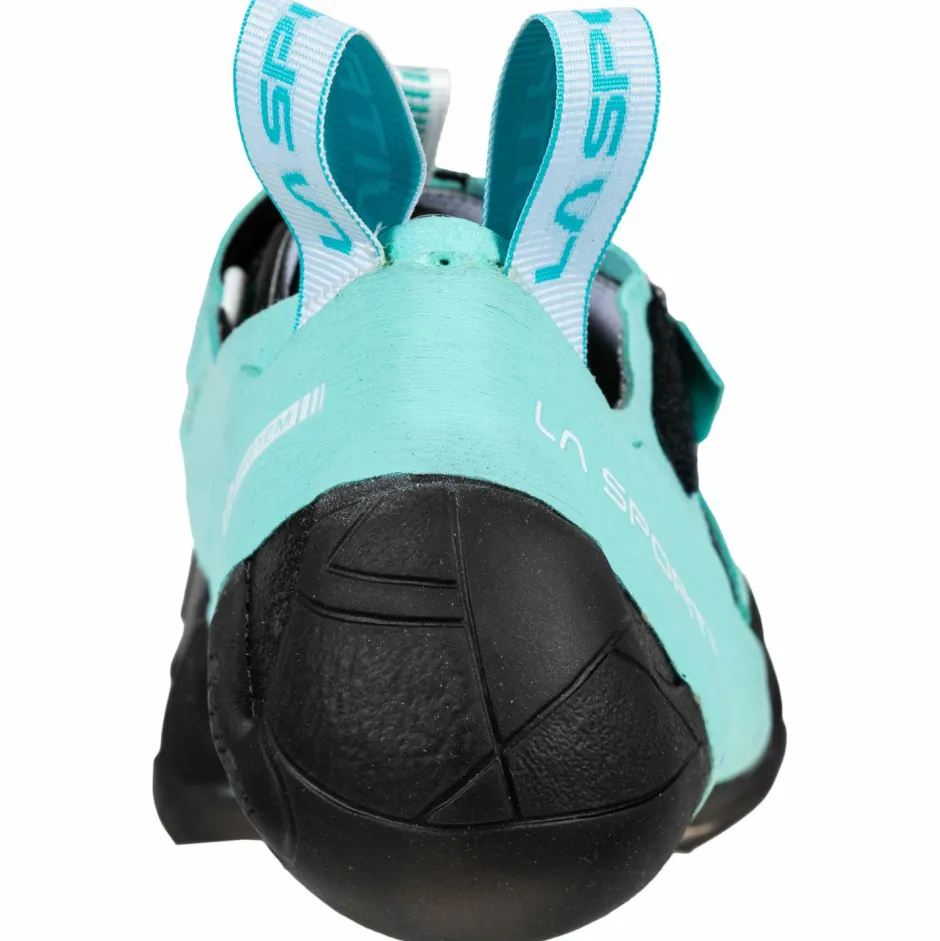 La Sportiva Kletterschuhe|Klettschuhe-- Women's Skwama Vegan - Kletterschuhe Carbon / Turquoise
