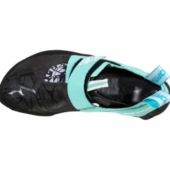 La Sportiva Kletterschuhe|Klettschuhe-- Women's Skwama Vegan - Kletterschuhe Carbon / Turquoise