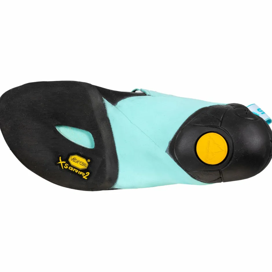 La Sportiva Kletterschuhe|Klettschuhe-- Women's Skwama Vegan - Kletterschuhe Carbon / Turquoise