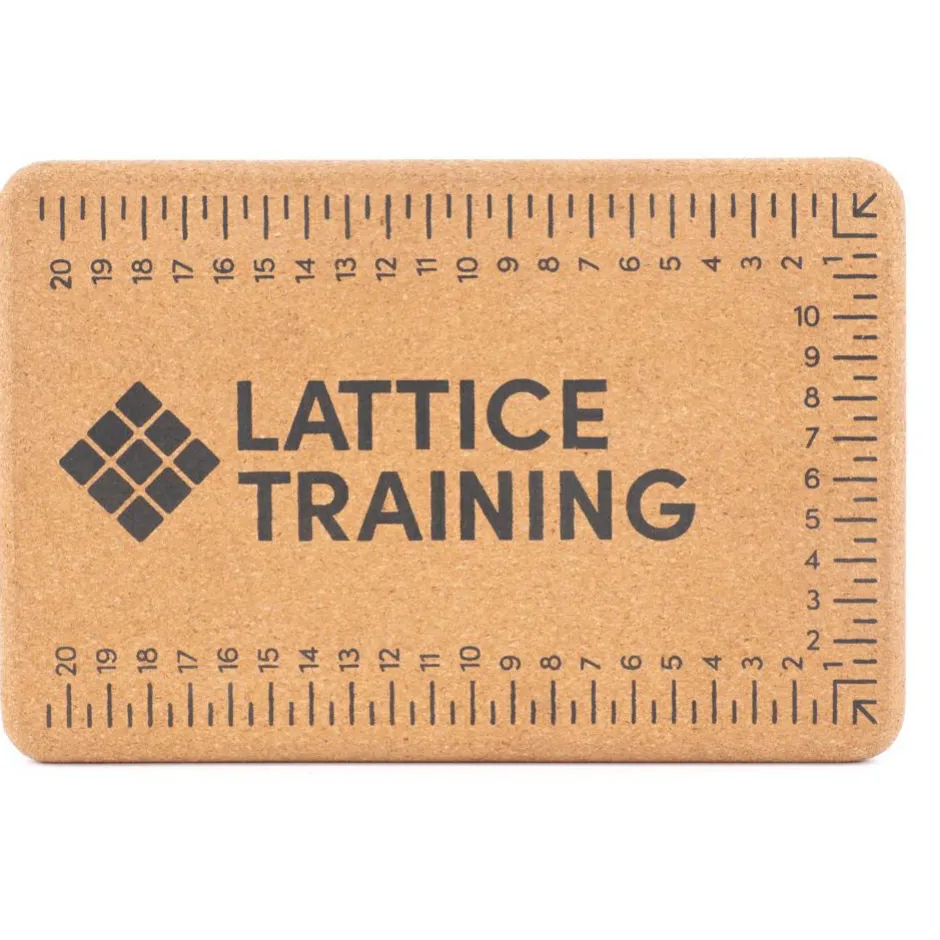 Lattice Fitness-Ausrüstung-- Flex Block - Yogablock Cork