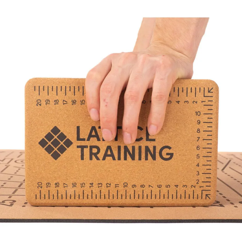 Lattice Fitness-Ausrüstung-- Flex Block - Yogablock Cork