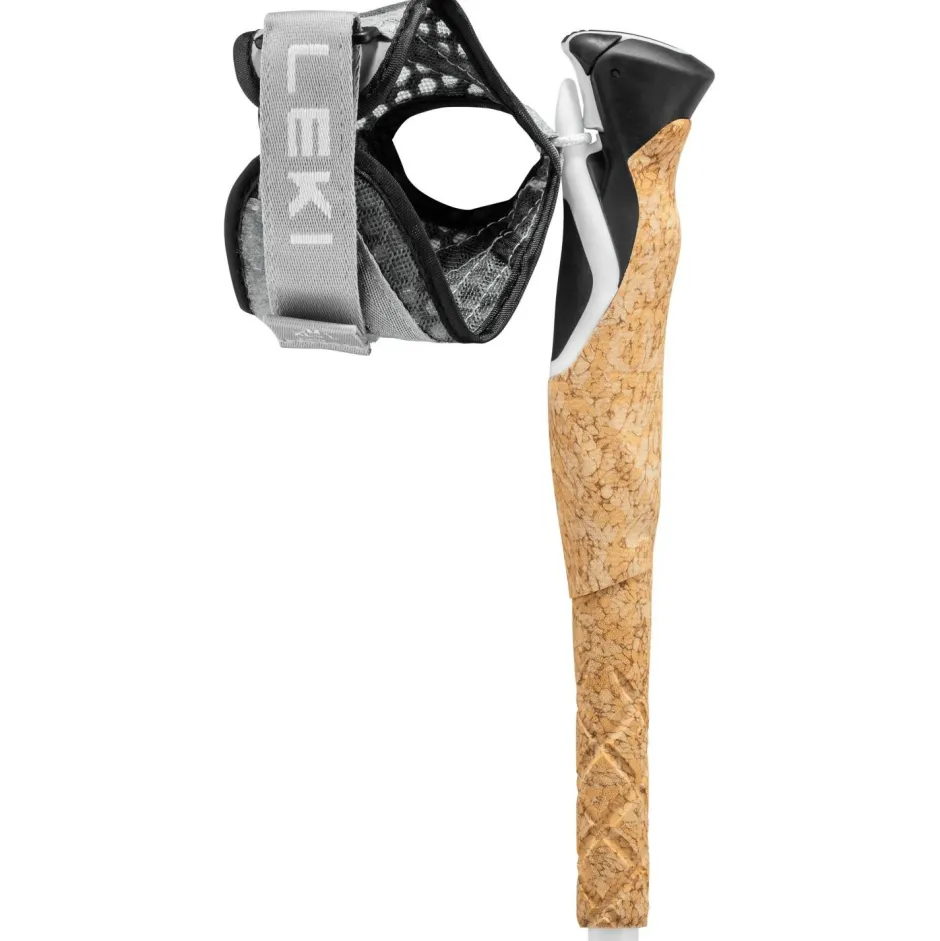 Leki Laufausrüstung|Trailrunning Stöcke-- Cross Trail FX Superlite Compact - Trailrunning Stöcke White / Ferra / Black