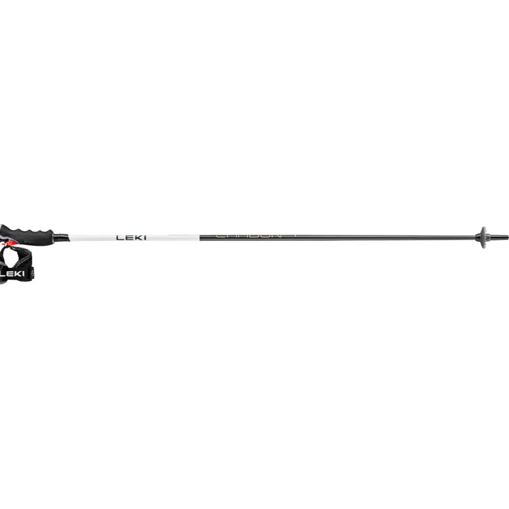 Leki - Women's Carbon 14 3D - Skistöcke Naturalcarbon / White / Gold Best