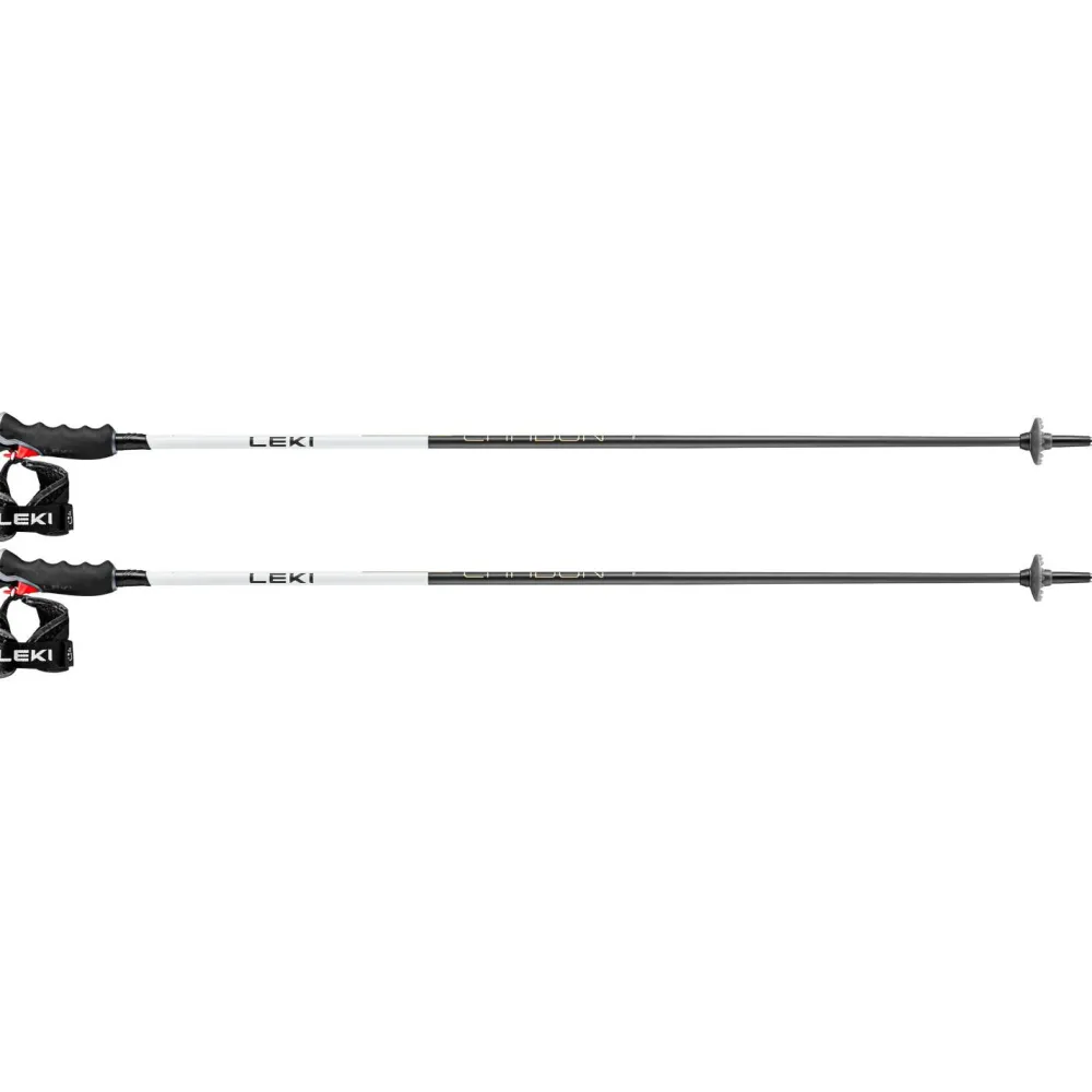 Leki - Women's Carbon 14 3D - Skistöcke Naturalcarbon / White / Gold Best