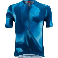 Lu00f6ffler Löffler - Bike Jersey Full-Zip PSY Mid - Radtrikot Navy Sale