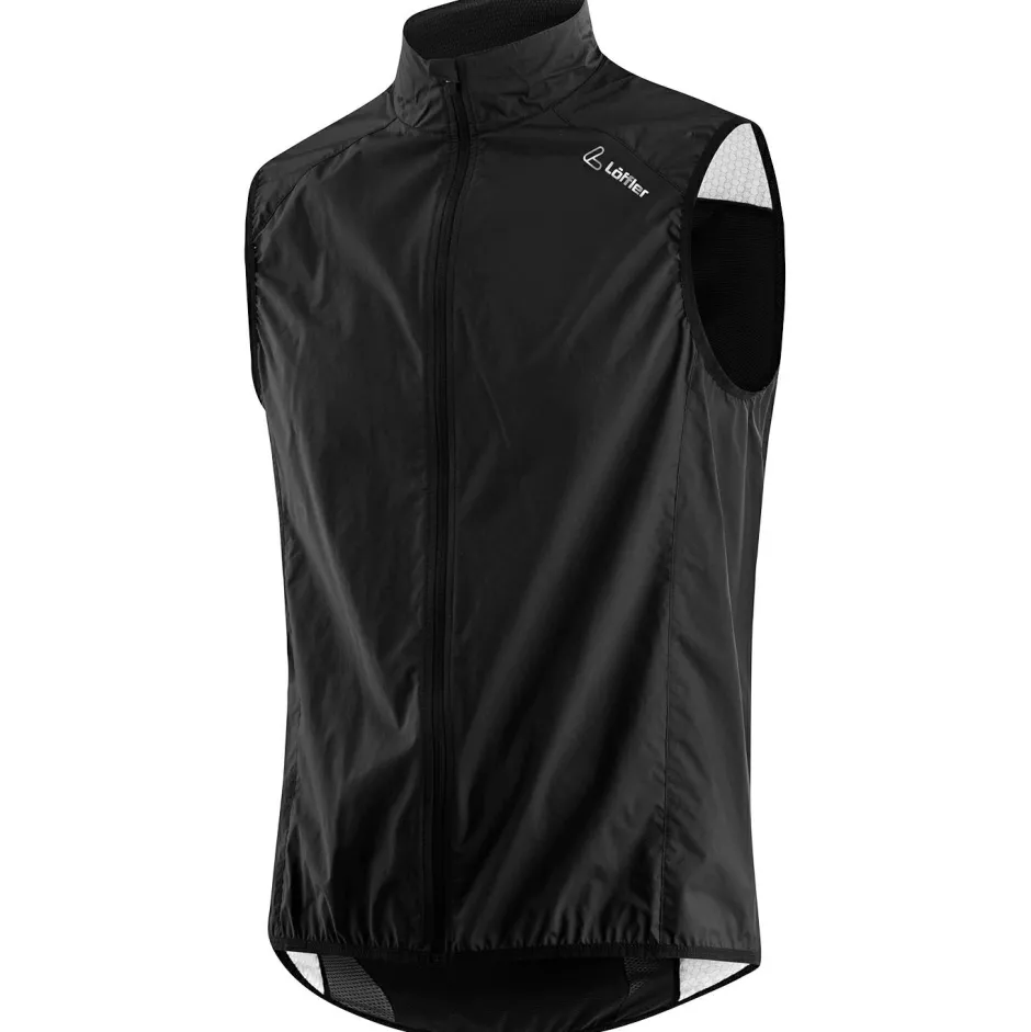 Lu00f6ffler Fahrradbekleidung|Fahrradwesten-Löffler - Bike Vest Comfort Fit WPM Pocket - Fahrradweste