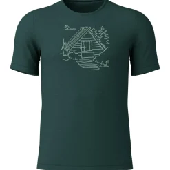 Lu00f6ffler Trekkingbekleidung|Alltagsbekleidung-Löffler - Printshirt Cottage Merino-Tencel - Merinoshirt