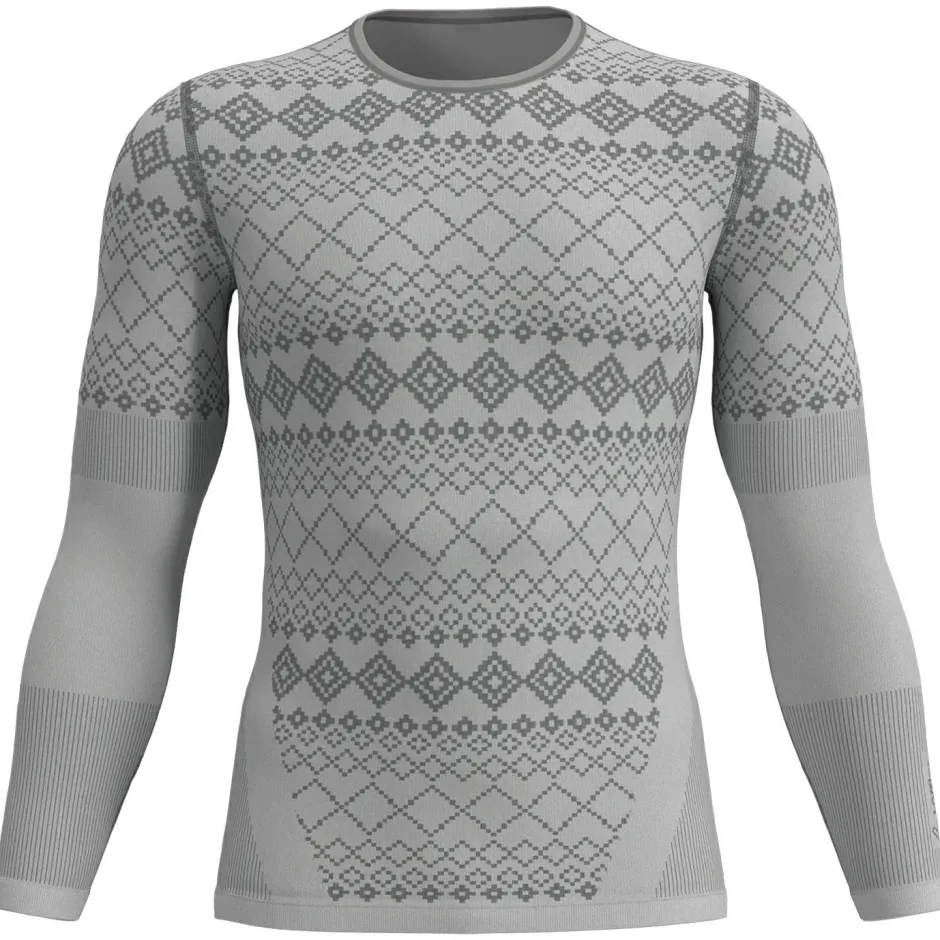 Lu00f6ffler Skibekleidung|Unterwäsche-Löffler - Shirt L/S Transtex Warm RETR'X - Kunstfaserunterwäsche Grey Melange