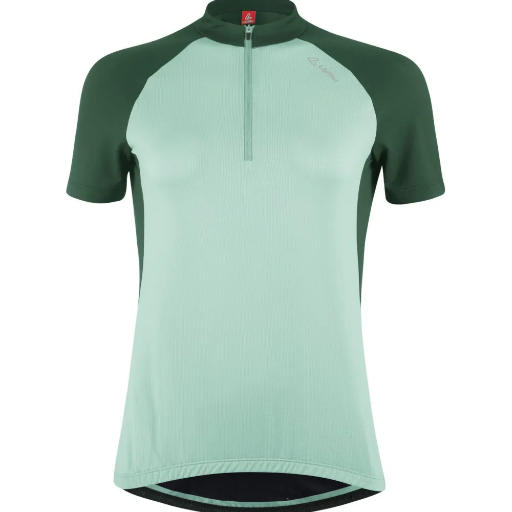 Lu00f6ffler Löffler - Women's Bike Jersey Half-Zip Essence Mid - Radtrikot New