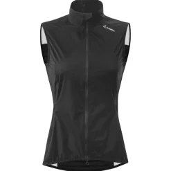 Lu00f6ffler Fahrradbekleidung|Fahrradwesten-Löffler - Women's Bike Vest WPM Pocket - Fahrradweste Black