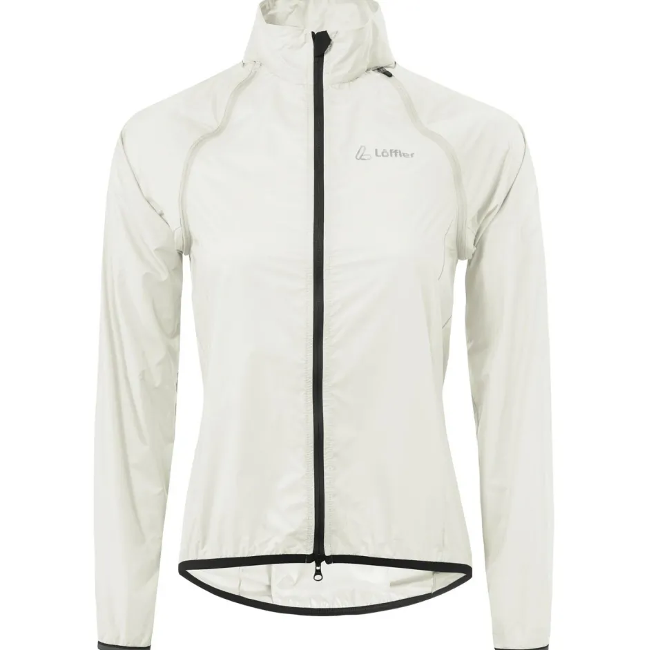 Lu00f6ffler Fahrradbekleidung|Fahrradjacken-Löffler - Women's Bike Zip-Off Jacket Windshell - Fahrradjacke