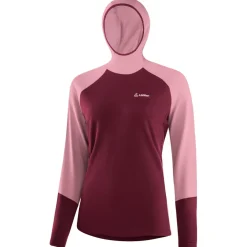 Lu00f6ffler Löffler - Women's Hoody Transtex Merino - Merinoshirt Hot
