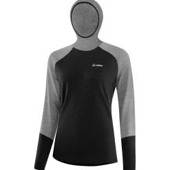 Lu00f6ffler Löffler - Women's Hoody Transtex Merino - Merinoshirt Hot