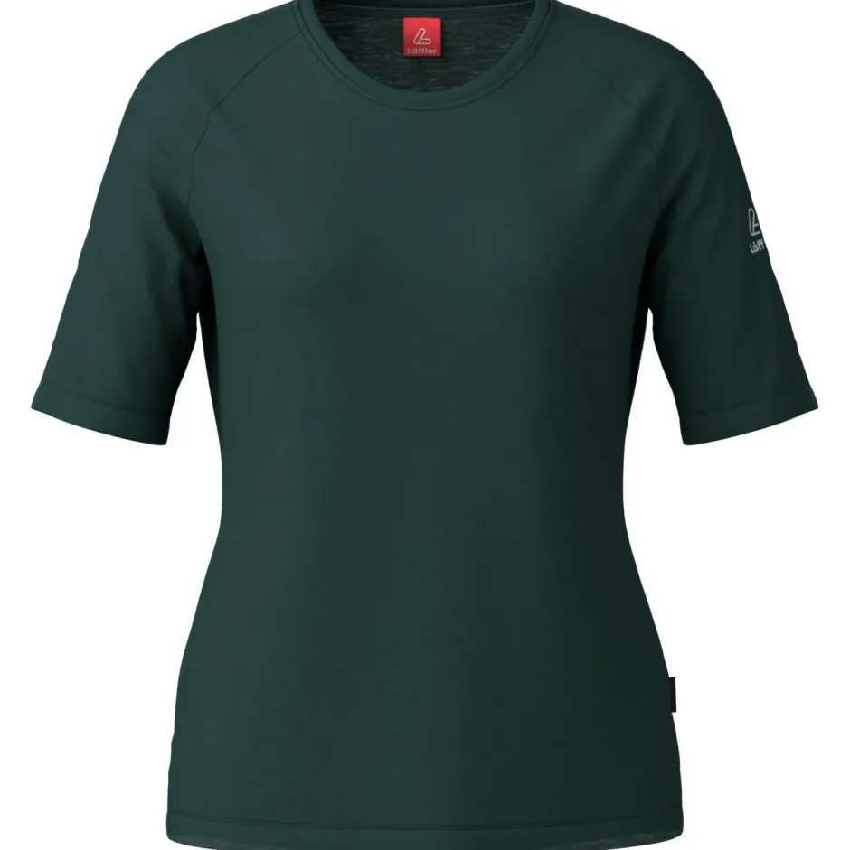 Lu00f6ffler Trekkingbekleidung|T-Shirts-Löffler - Women's Shirt Merino-Tencel Comfort Fit - Merinoshirt