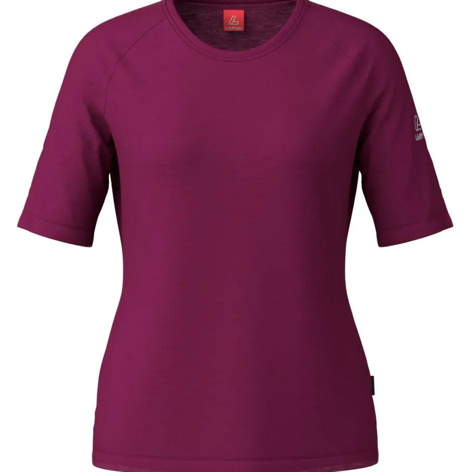 Lu00f6ffler Trekkingbekleidung|T-Shirts-Löffler - Women's Shirt Merino-Tencel Comfort Fit - Merinoshirt