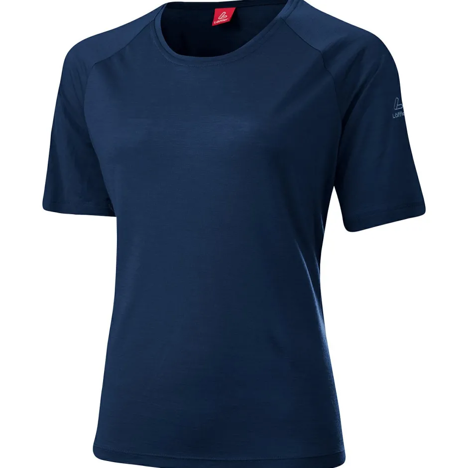 Lu00f6ffler Trekkingbekleidung|T-Shirts-Löffler - Women's Shirt Merino-Tencel Comfort Fit - Merinoshirt