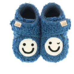 Kinder Living Kitzbu00fchel Living Kitzbühel - Baby's Klettschuh Smiley - Hüttenschuhe