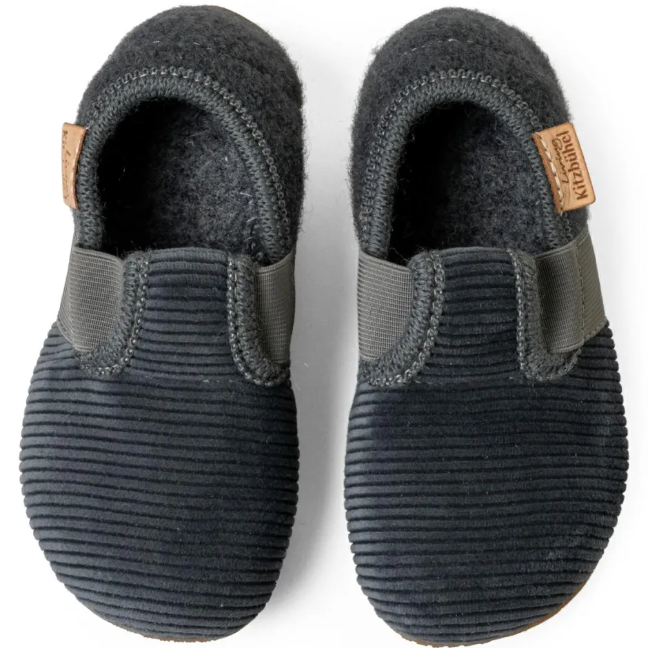 Living Kitzbu00fchel Hüttenschuhe-Living Kitzbühel - Kid's Cord Elastik-Slipper - Hausschuhe
