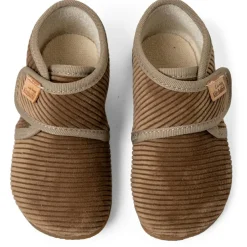 Living Kitzbu00fchel Hüttenschuhe-Living Kitzbühel - Kid's Cord Klettschuh - Hausschuhe