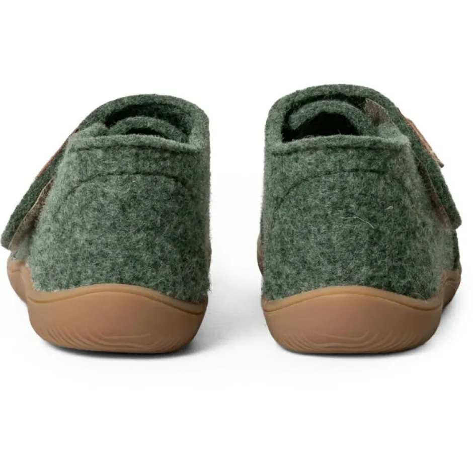 Kinder Living Kitzbu00fchel Living Kitzbühel - Kid's Flinki Filz Lauflernklettschuh - Hausschuhe