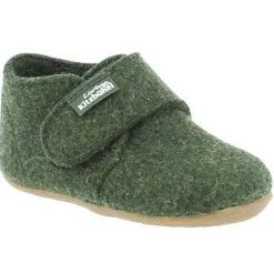 Living Kitzbu00fchel Hüttenschuhe-Living Kitzbühel - Kid's Franzi Filz Klettschuh - Hausschuhe