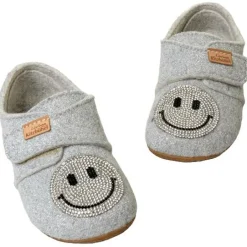 Kinder Living Kitzbu00fchel Living Kitzbühel - Kid's Grace Glamour Klettschuh - Hausschuhe
