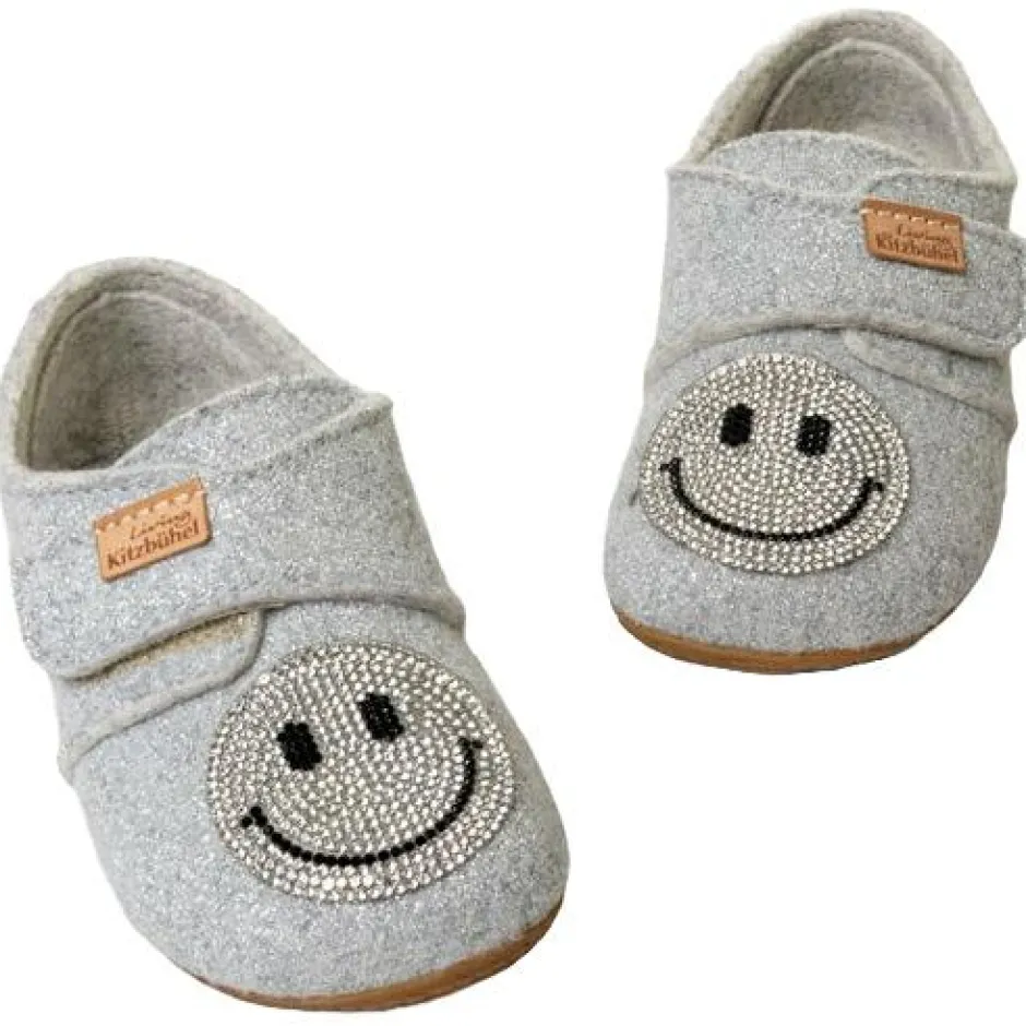Kinder Living Kitzbu00fchel Living Kitzbühel - Kid's Grace Glamour Klettschuh - Hausschuhe