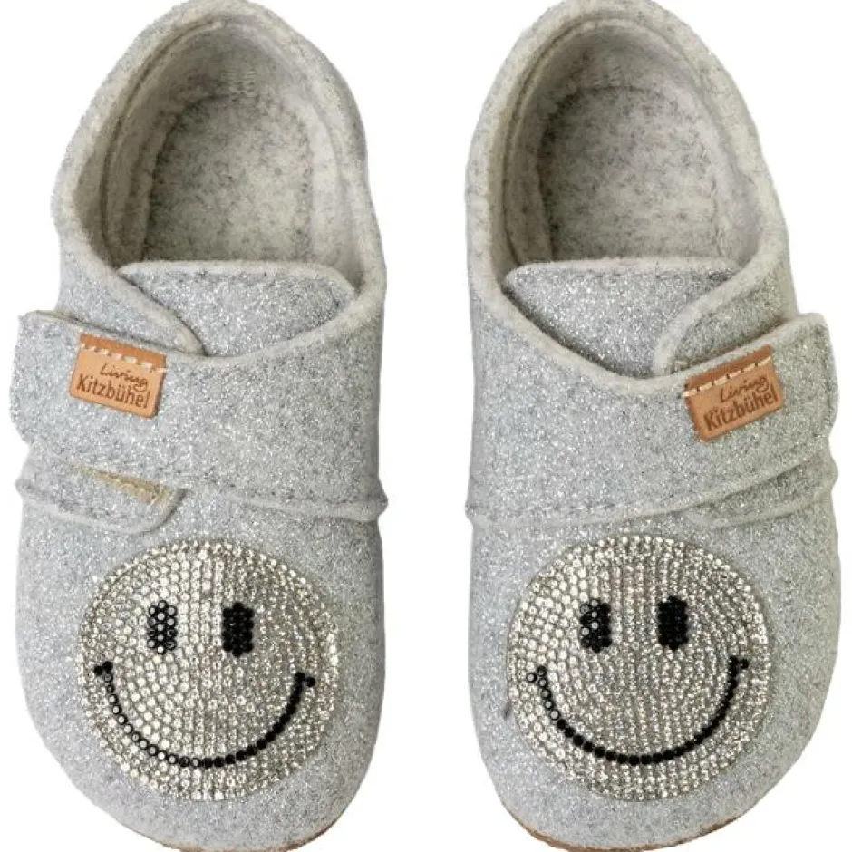 Kinder Living Kitzbu00fchel Living Kitzbühel - Kid's Grace Glamour Klettschuh - Hausschuhe