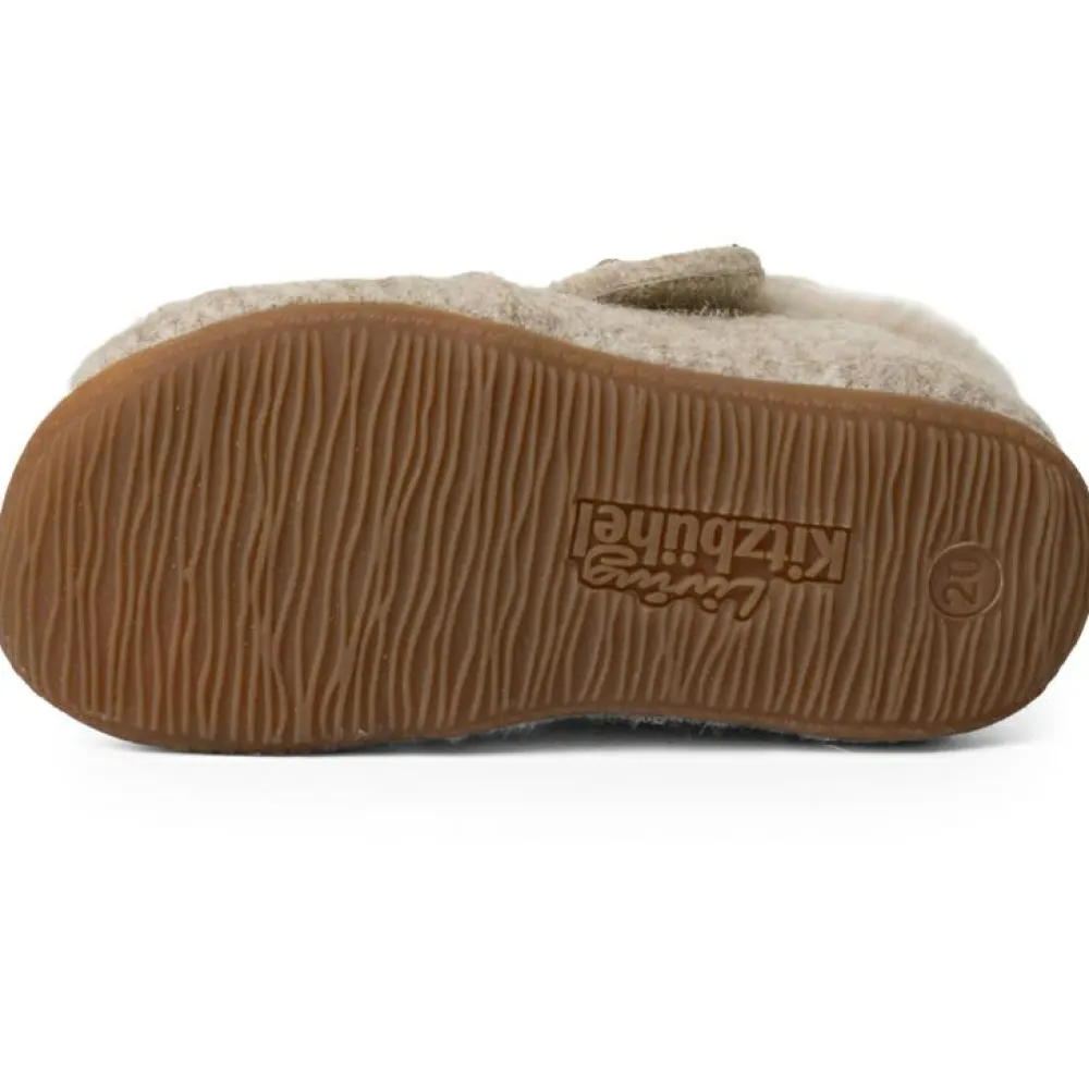 Living Kitzbühel - Kid's Karla Kragen Klettschuh - Hausschuhe < Living Kitzbu00fchel