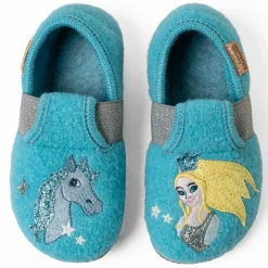 Kinder Living Kitzbu00fchel Living Kitzbühel - Kid's Schneeprinzessin Elastik-Slipper - Hausschuhe