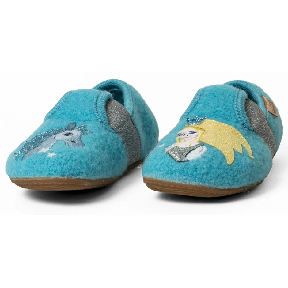 Kinder Living Kitzbu00fchel Living Kitzbühel - Kid's Schneeprinzessin Elastik-Slipper - Hausschuhe