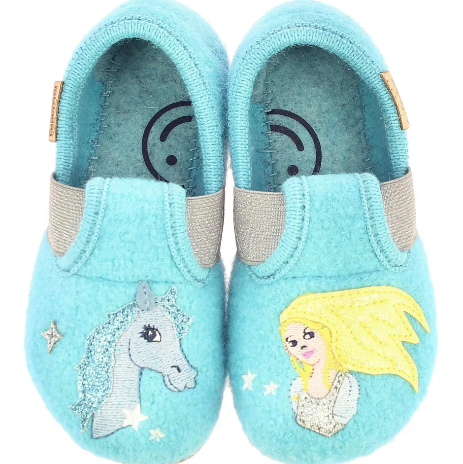 Kinder Living Kitzbu00fchel Living Kitzbühel - Kid's Schneeprinzessin Elastik-Slipper - Hausschuhe