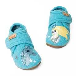 Kinder Living Kitzbu00fchel Living Kitzbühel - Kid's Schneeprinzessin Klettschuh - Hausschuhe