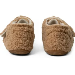 Living Kitzbu00fchel Living Kitzbühel - Kid's Smiley Plüsch-Klettschuh - Hausschuhe Camel New