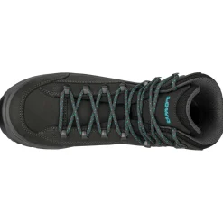 Lowa - Women's Renegade Evo GTX Mid Slim - Wanderschuhe Asphalt / Turquoise Hot