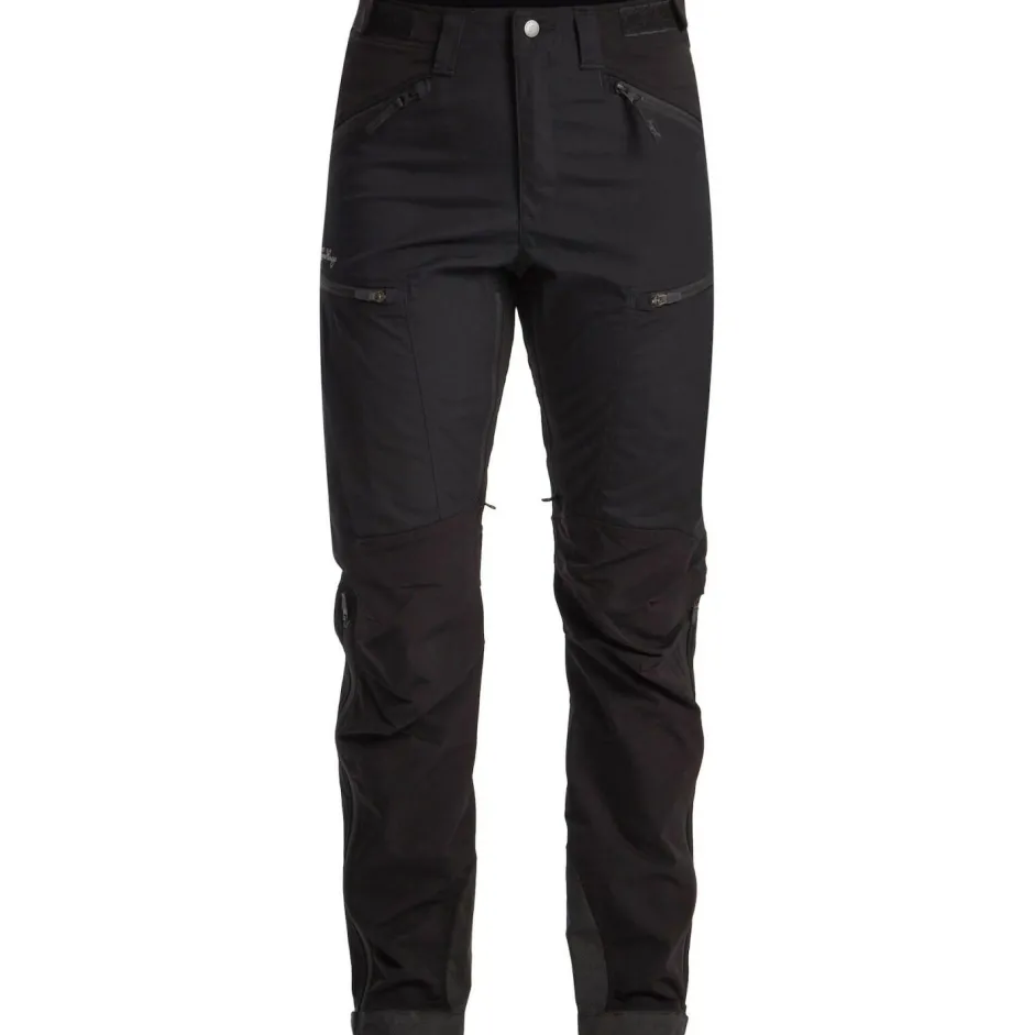 Lundhags Trekkingbekleidung|Wanderbekleidung-- Women's Makke High Waist Curved Pant - Trekkinghose Black