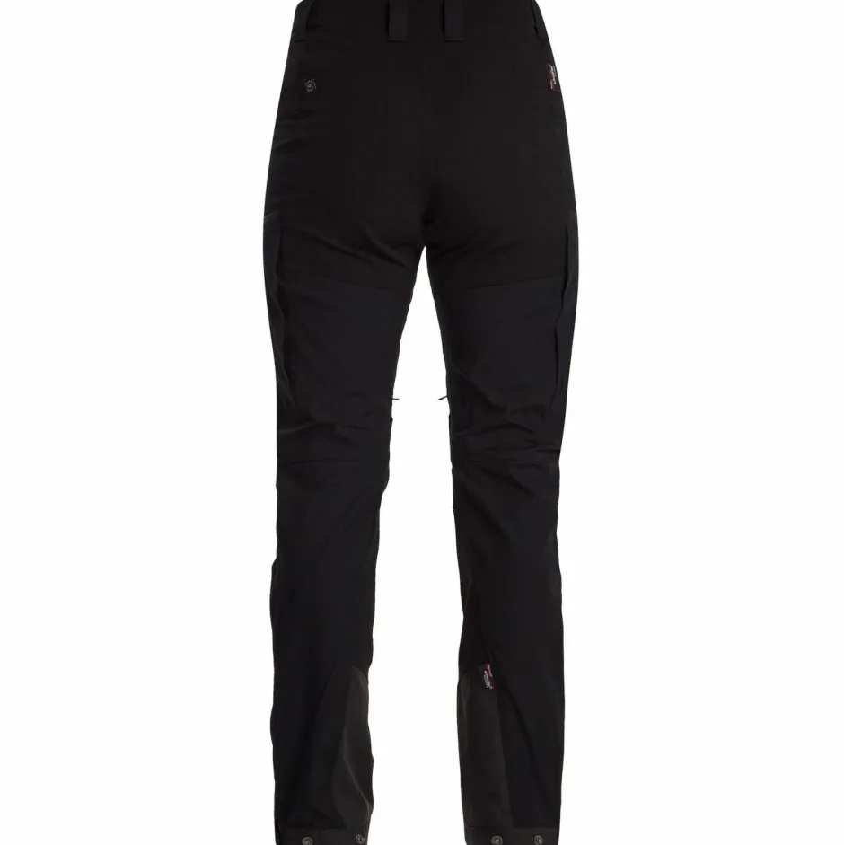 Lundhags Trekkingbekleidung|Wanderbekleidung-- Women's Makke High Waist Curved Pant - Trekkinghose Black