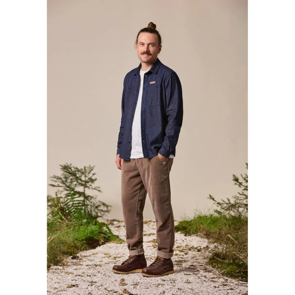 Maloja - ZwickerM. - Hemd Dark Blue Wash Clearance