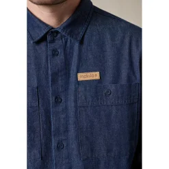 Maloja - ZwickerM. - Hemd Dark Blue Wash Clearance