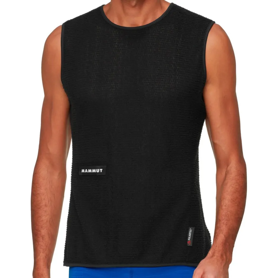 Mammut Hochtourenbekleidung-- Eiger Nordwand First Layer Air Mesh Vest - Funktionsshirt Black