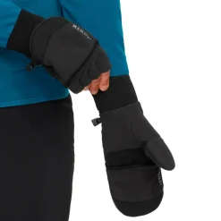 Mammut Hochtourenbekleidung|Handschuhe-- Shelter Softshell Convertible Mitten - Handschuhe Black