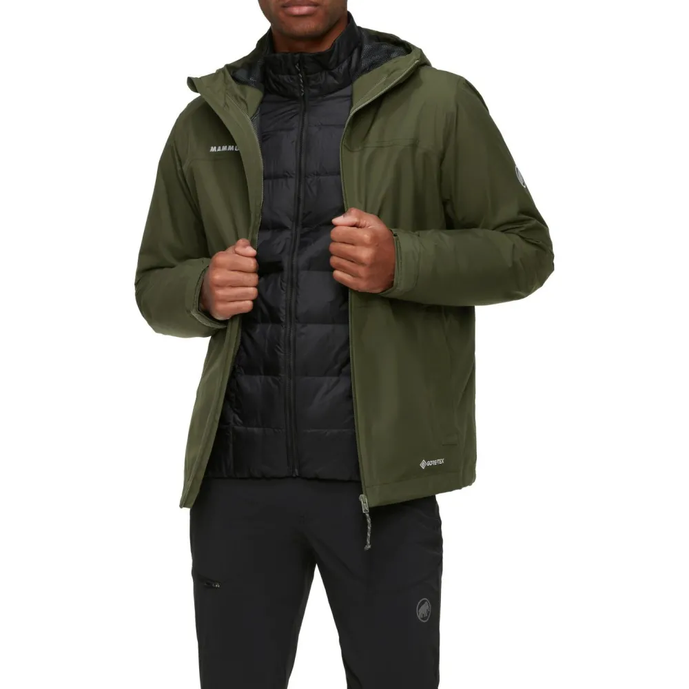 - Treeine 3 in 1 Hardhe Hooded Jacket - Doppejacke < Mammut